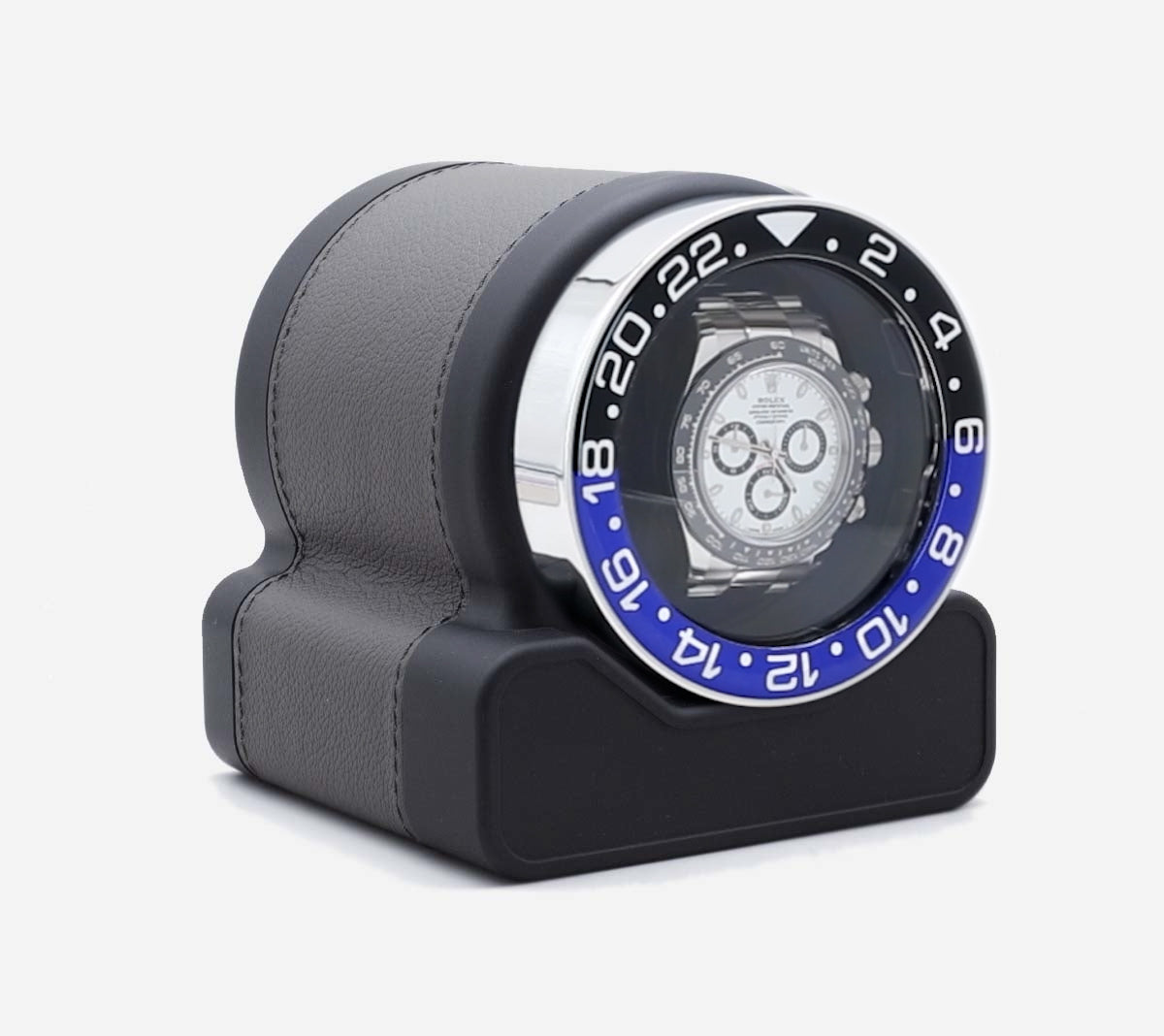 Winders And Wonders | Rotor 1 Sport Grey + Batman Bezel Watch Winder