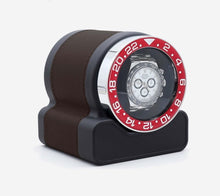 Load image into Gallery viewer, ROTOR 1 SPORT CHOCOLATE + RED WATCH WINDER
